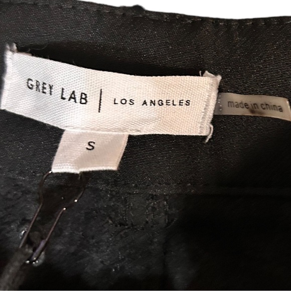 Grey Lab NWT high waist pu leather pants size S - Picture 4 of 12